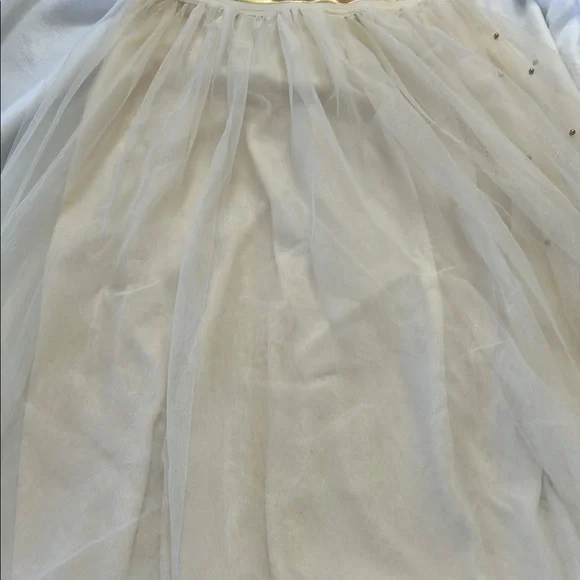 Metrowear crème tool skirt with gold embellishments - Picture 7 of 8